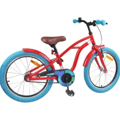 Hot vidaXL Barncykel 18 Tum för 5-7 år gamla Röd