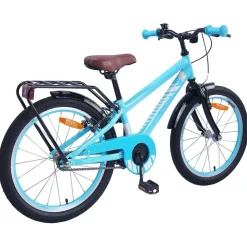 vidaXL Barncykel 18 Tum för 5-7 år gamla Ljusblå