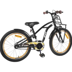 Hot vidaXL Barncykel 18 Tum för 5-7 år gamla Svart
