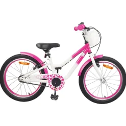 Sale vidaXL Barncykel Med Stödhjul 18 Tum för 5-7 år gamla Rosa