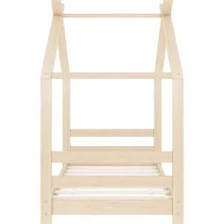 Sale vidaXL Barnsäng massiv furu 70x140 cm Brun