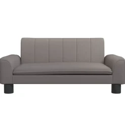 vidaXL Barnsoffa mullvadsbrun 70x45x30 cm tyg