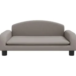 Outlet vidaXL Barnsoffa mullvadsbrun 70x45x30 cm tyg Taupe