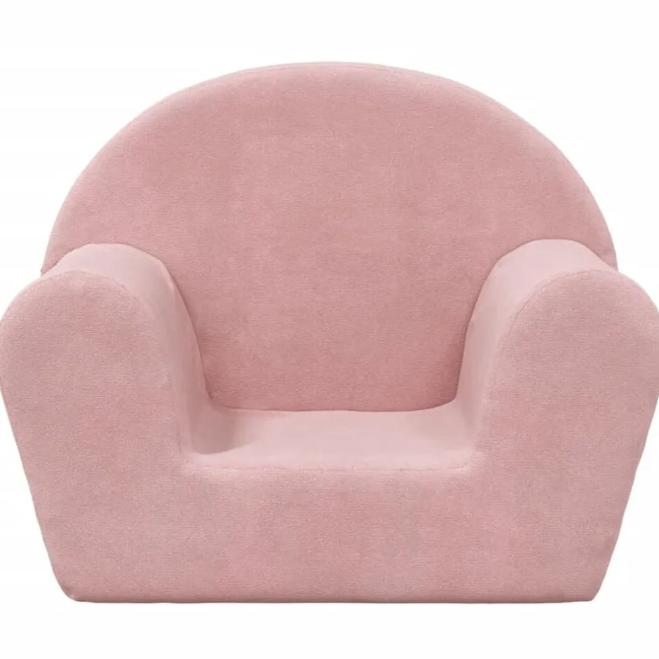Hot vidaXL Barnsoffa mjuk plysch Rosa
