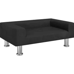 Discount vidaXL Barnsoffa 70x45x26,5 cm sammet Svart