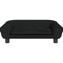 Clearance vidaXL Barnsoffa 70x45x26 cm sammet Svart