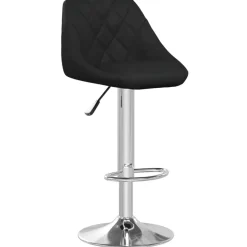vidaXL Barstol svart konstläder