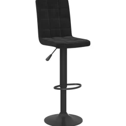 Best vidaXL Barstol sammet Svart