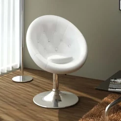 Best vidaXL Barstol konstläder Vit