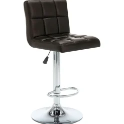 New vidaXL Barstolar 2 st konstläder Brun