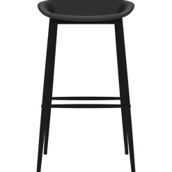 New vidaXL Barstolar 2 st Svart
