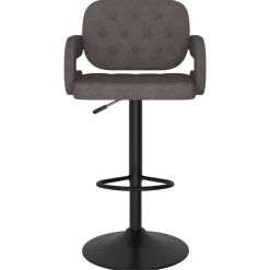 Sale vidaXL Barstolar 2 st tyg Taupe