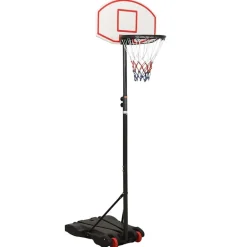 Best vidaXL Basketkorg med stativ 216-250 cm polyeten Vit