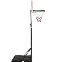 Best vidaXL Basketkorg med stativ 216-250 cm polyeten Vit