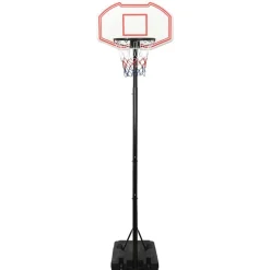 Hot vidaXL Basketkorg med stativ 282-352 cm polyeten Vit