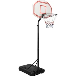 Online vidaXL Basketkorg med stativ 237-307 cm polyeten Vit
