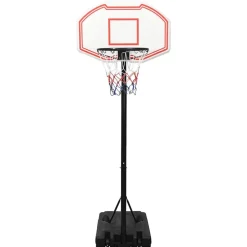 Online vidaXL Basketkorg med stativ 237-307 cm polyeten Vit