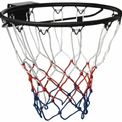 vidaXL Basketring svart 45 cm stål
