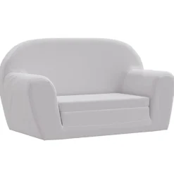 Outlet vidaXL Bäddsoffa för barn Ljusgrå