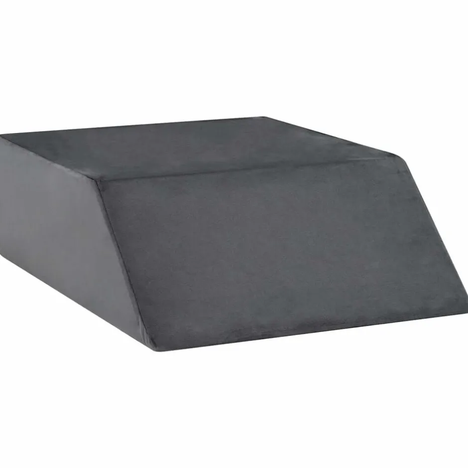 vidaXL Ben Kudde Enfärgad 63 x 52 x 19 cm PU skum Grå