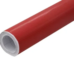 vidaXL Bilfoliering 4D röd 100x150 cm