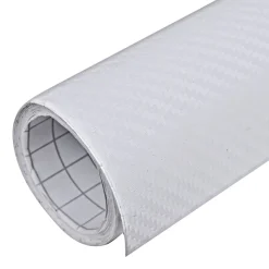 Discount vidaXL Bilfoliering 3D 100x150 cm Vit