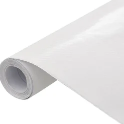 vidaXL Bilfoliering 4D vit 100x150 cm