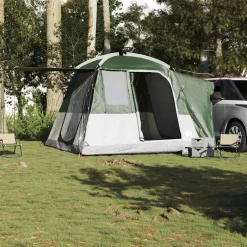 Clearance vidaXL Biltält 4 personer vattentätt Grön