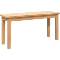 vidaXL Bänk 90 cm massivt trä gummi