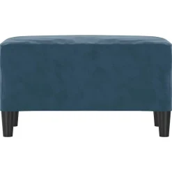 Hot vidaXL Bänk 70x35x41 cm sammet Blå