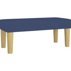 Best vidaXL Bänk 70x30x30 cm tyg Blå
