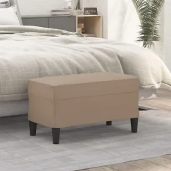 Sale vidaXL Bänk 70x35x41 cm konstläder Cappuccino