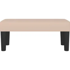 vidaXL Bänk cappuccino 70x30x30 cm konstläder