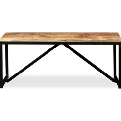 vidaXL Bänk massivt mangoträ 110x35x45 cm
