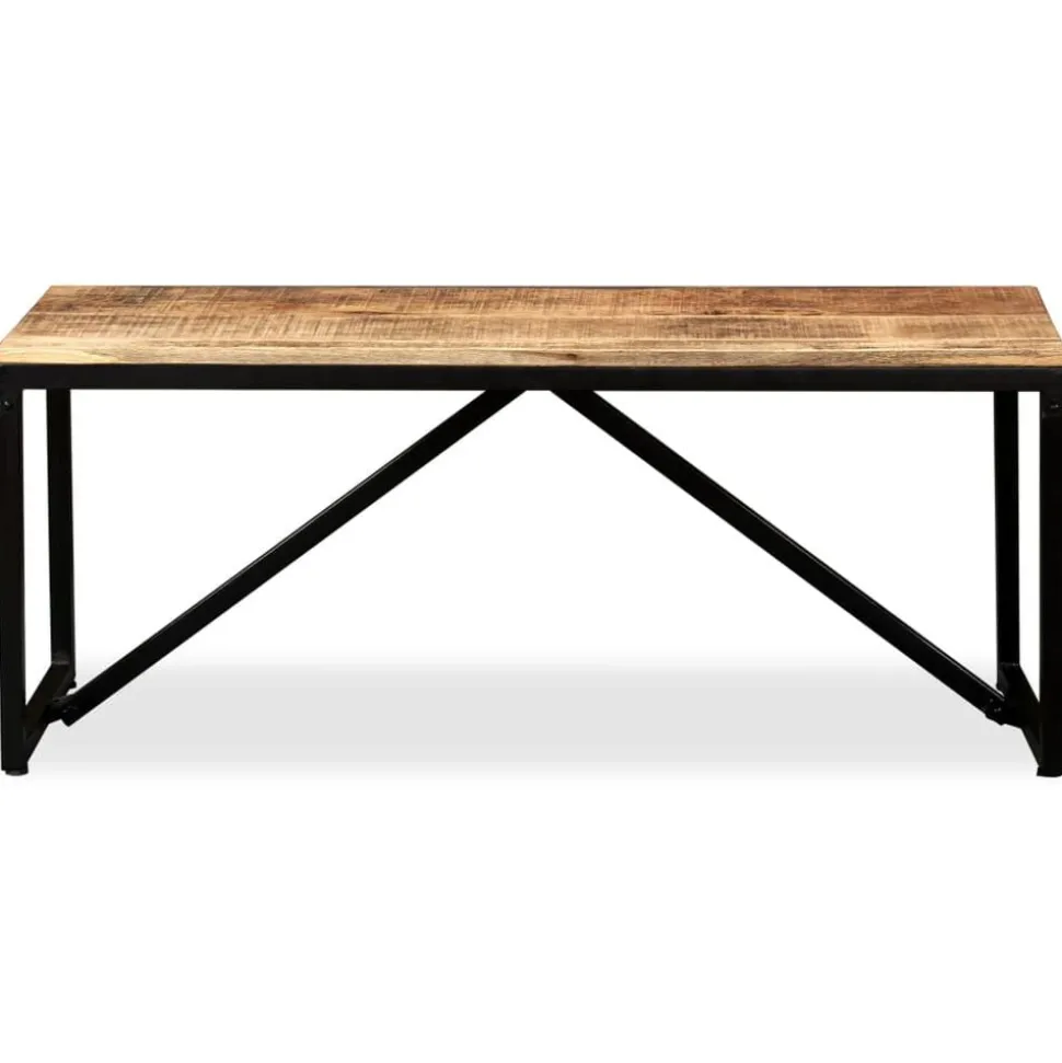 vidaXL Bänk massivt mangoträ 110x35x45 cm