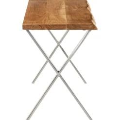 vidaXL Bänk med levande kant 105 cm massivt akaciaträ