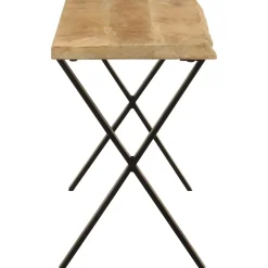 vidaXL Bänk med levande kant 105 cm massivt mangoträ