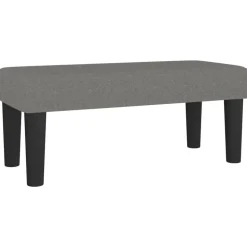 vidaXL Bänk mörkgrå 70x30x30 cm tyg