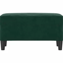 Hot vidaXL Bänk 70x35x41 cm sammet Mörkgrön