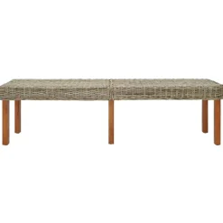 vidaXL bänk 160 x 35 x 45 cm Massivt mangoträ Naturfärg