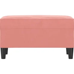 Outlet vidaXL Bänk 70x35x41 cm sammet Rosa