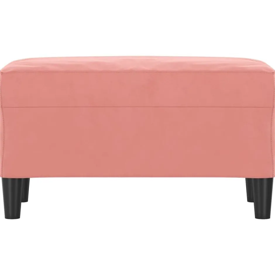 Outlet vidaXL Bänk 70x35x41 cm sammet Rosa