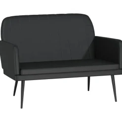 Clearance vidaXL Bänk 107x80x81 cm konstläder Svart