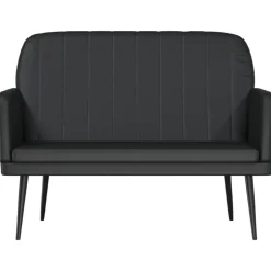 Clearance vidaXL Bänk 107x80x81 cm konstläder Svart