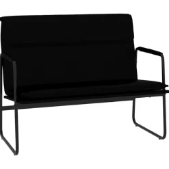vidaXL Bänk svart 100x64x80 cm konstläder