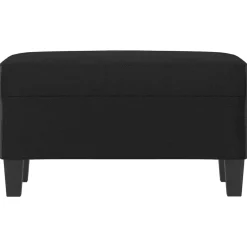 Outlet vidaXL Bänk 70x35x41 cm konstläder Svart