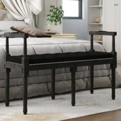 Outlet vidaXL Bänk 110x40x70 cm sammet Svart