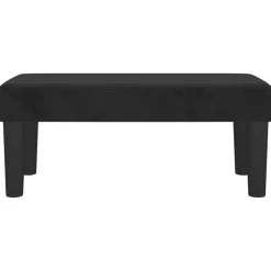 Outlet vidaXL Bänk 70x30x30 cm sammet Svart