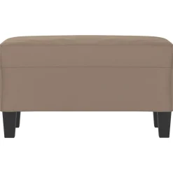 Outlet vidaXL Bänk 70x35x41 cm mikrofibertyg Taupe