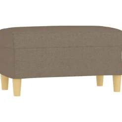 Best vidaXL Bänk 70x35x41 cm tyg Taupe